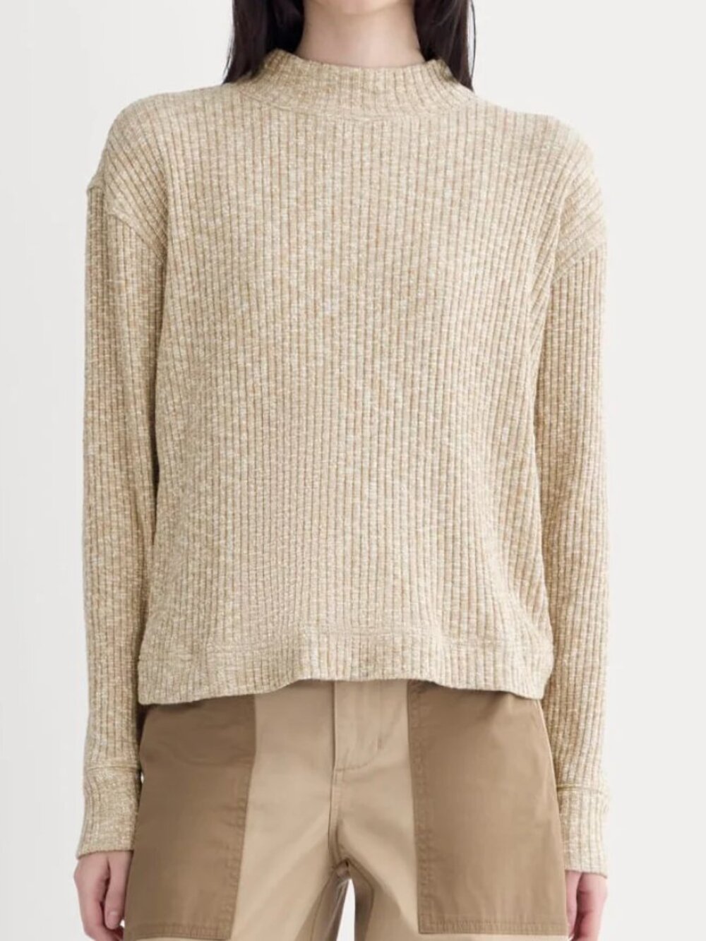 Everlane Cozy Rib Funnel-Neck